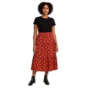 LC Lauren Conrad Polka Dot Skirt